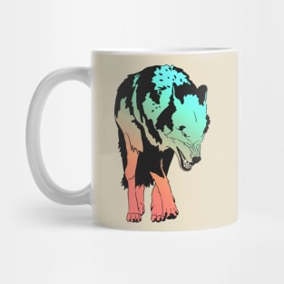 Colorful Wolf Mug